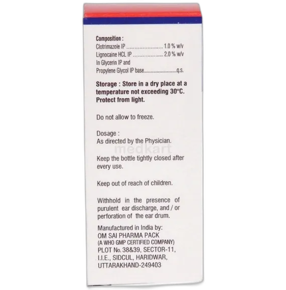 otodac cl ear drops 10 ml